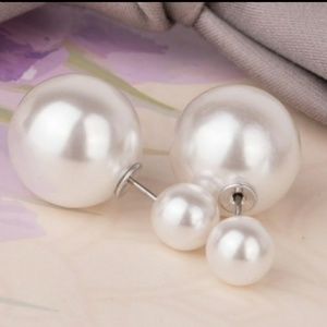 Beautiful and elegant Faux Pearl earrings
